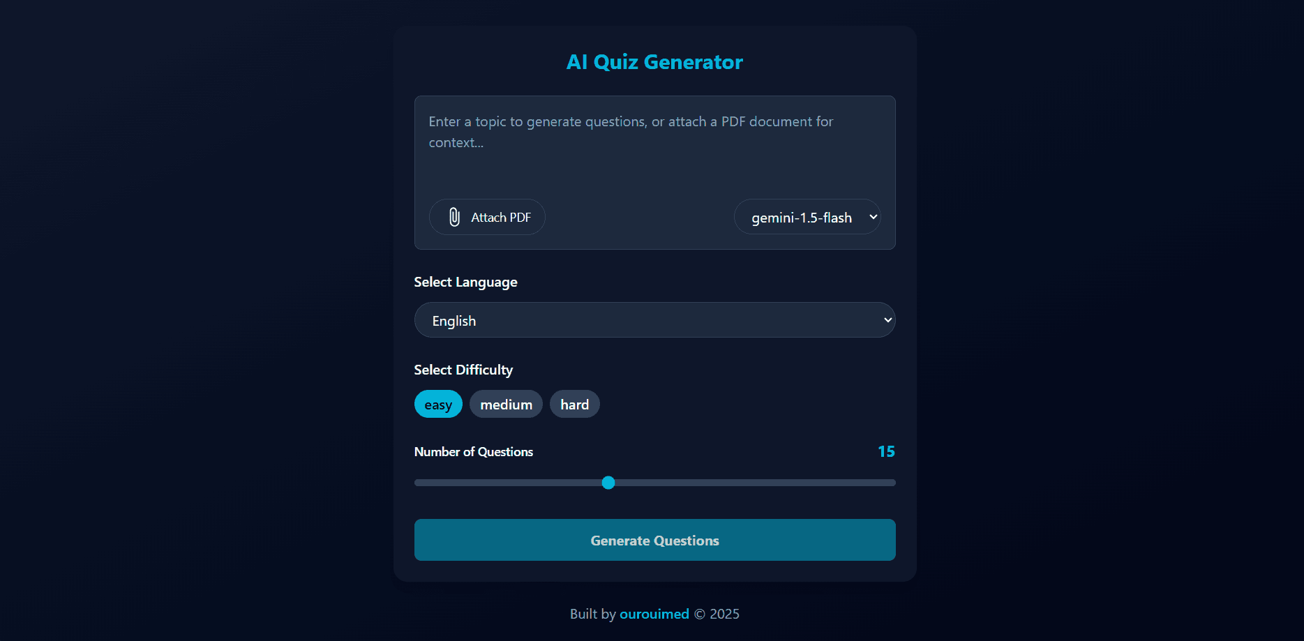 Ai Quiz Generator