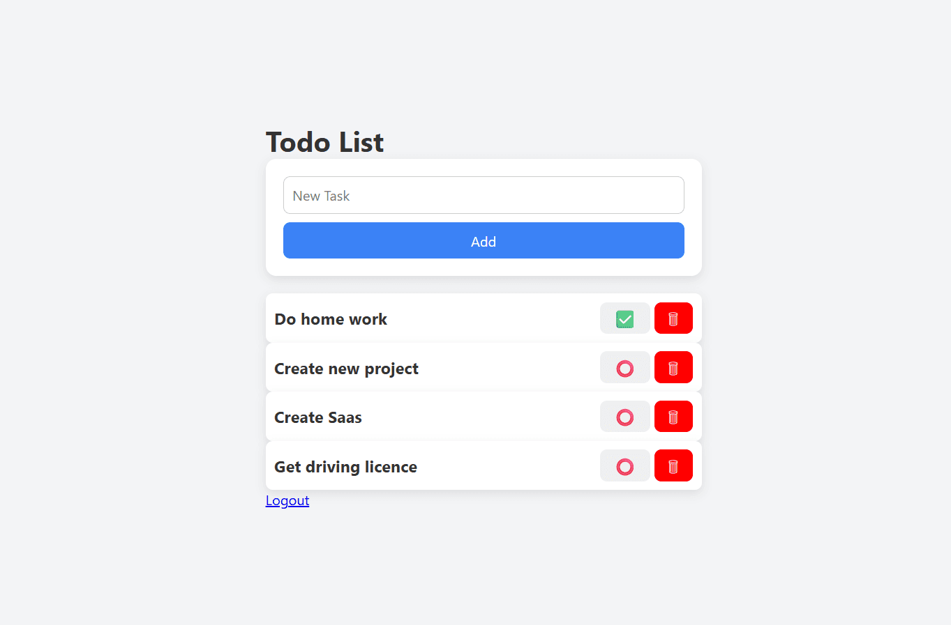 Todo List (Flask)