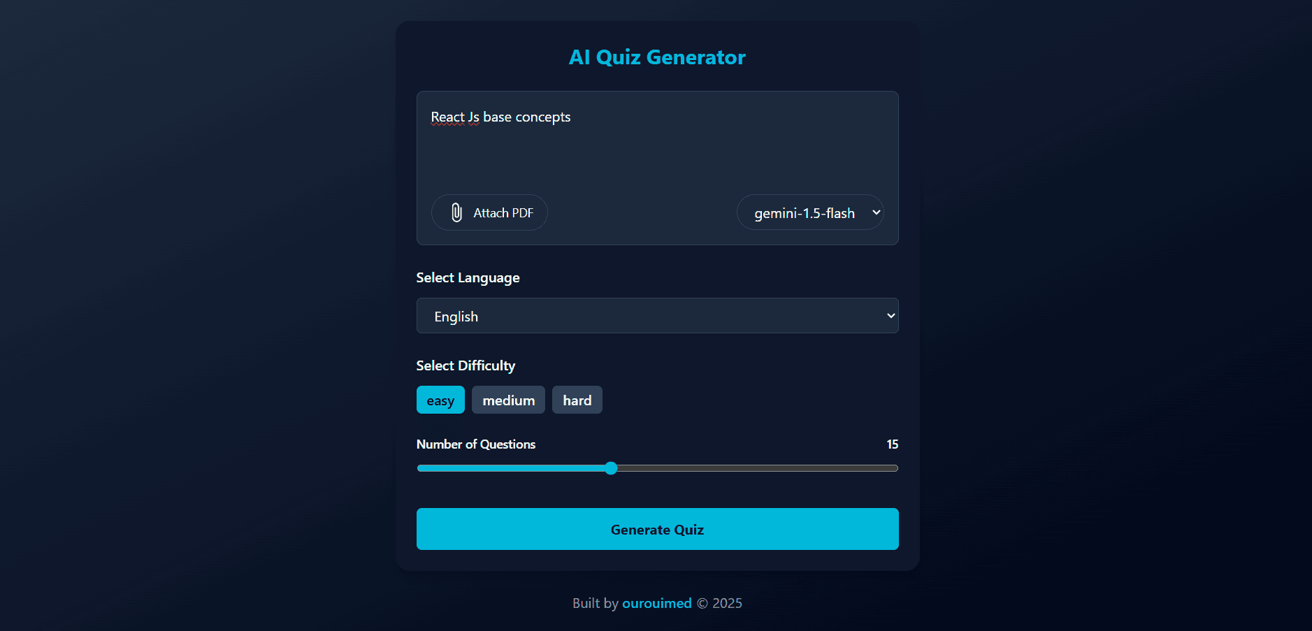 AI Quiz Generator
