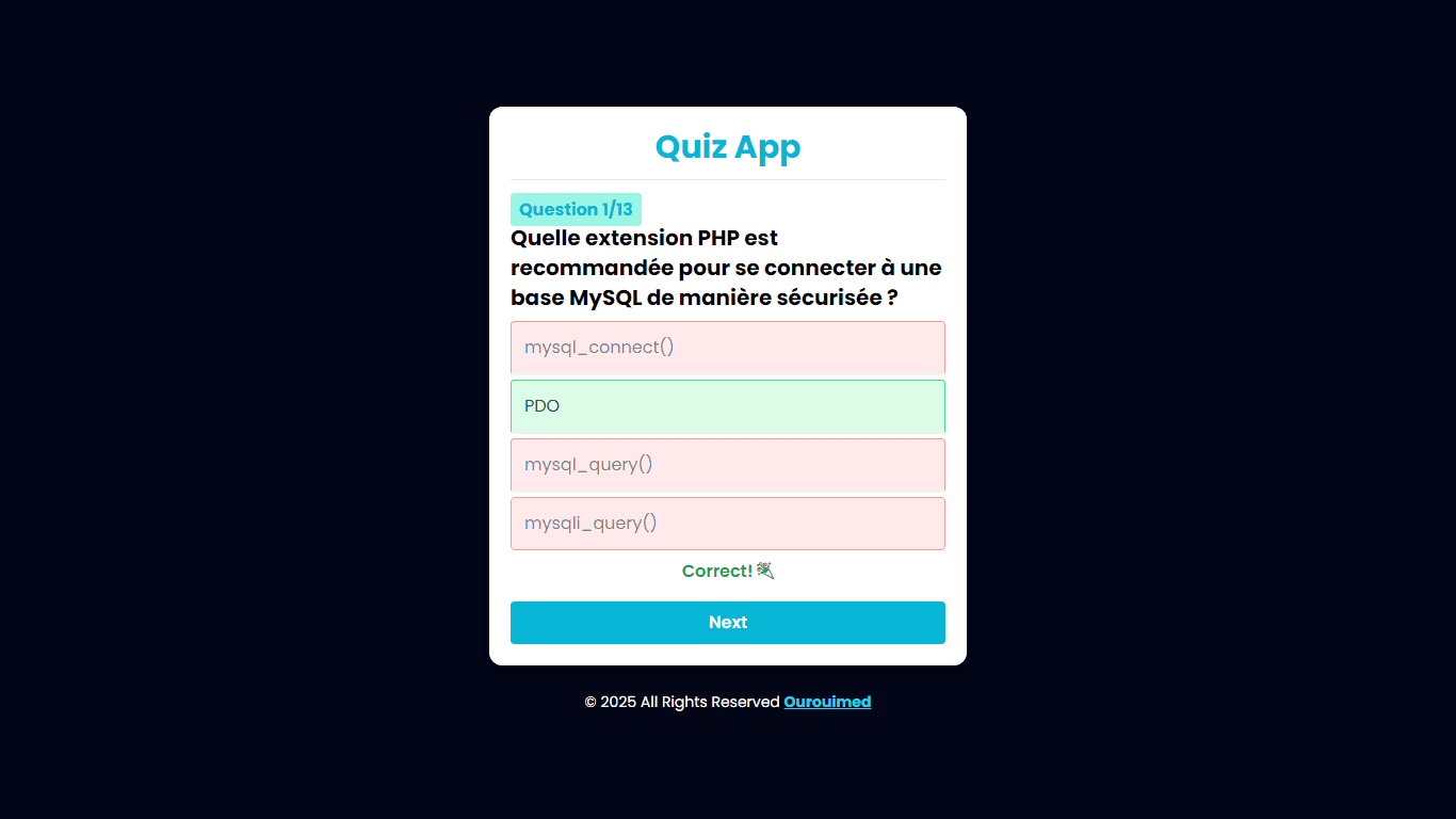 Quiz App